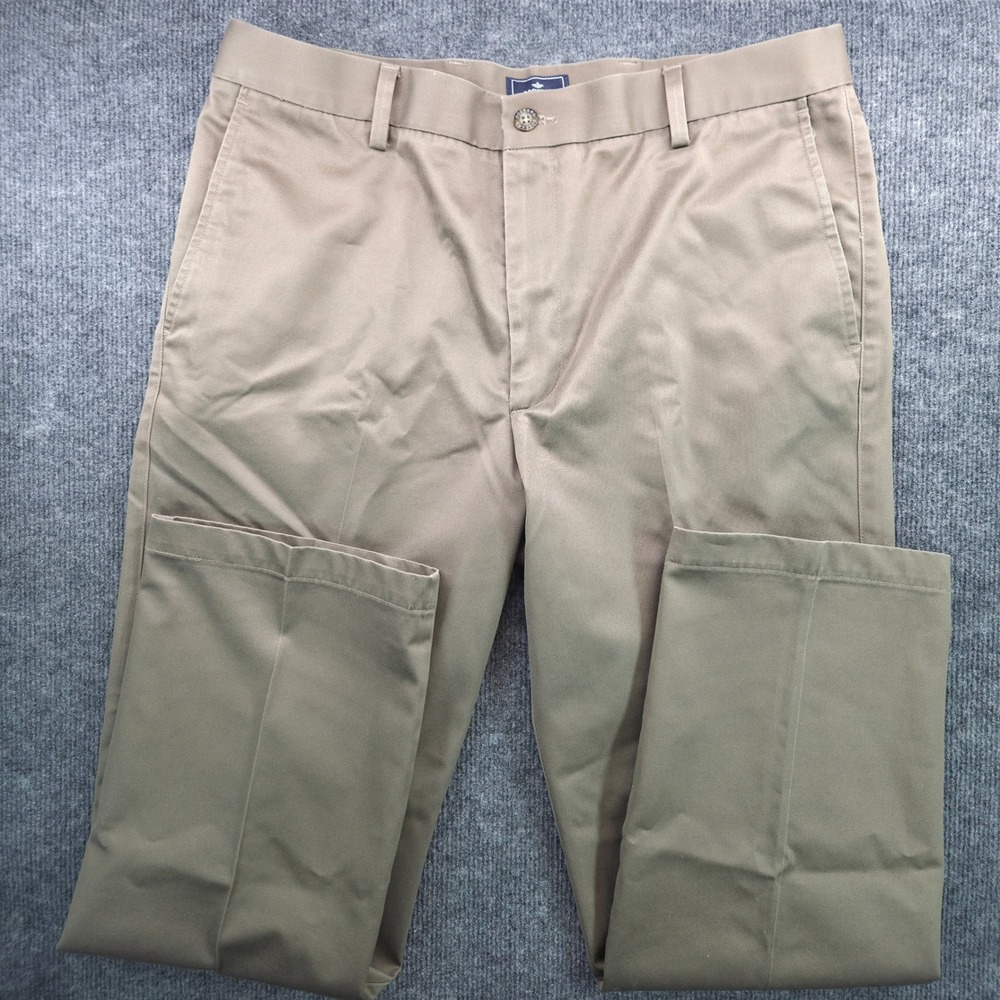 Dockers D2 Straight Fit Mens 36x30 Khaki Tan 100% Cotton Chino Pants